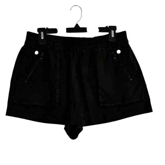 Alice + Olivia Britney High-Waist Patch Pocket Shorts size L - Picture 2 of 6